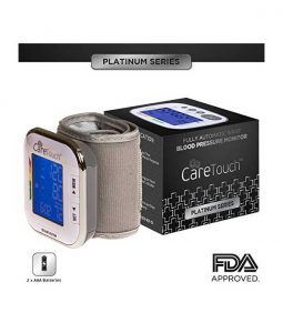 CareTouch Wrist Blood Pressure Monitor Fully Automatic Platinum Series Edition 5.5 8.5