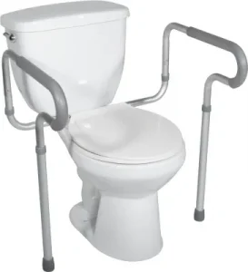 Ederly Bathroom Toilet Seat Assist Handrail Adjustable Toilet Safety Rail