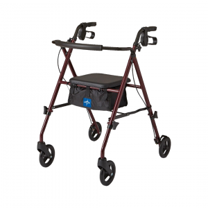 Walker with seat